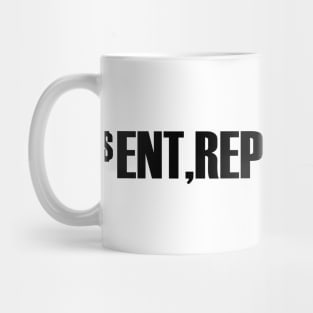 $ENT,REP,REN,EUR.00 Brand Black Logo Mug